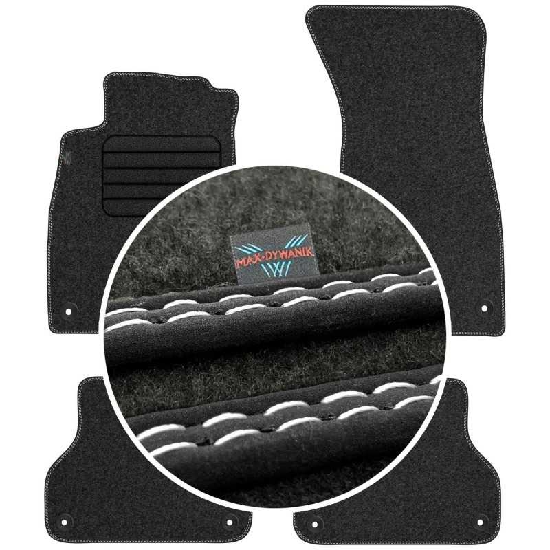 Audi A4 B9 2015- MAX-DYWANIK veliūriniai kilimėliai