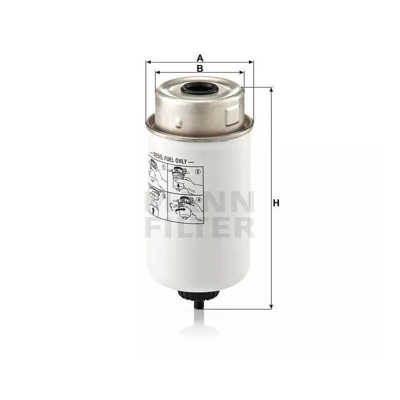 WK 8014 MANN-FILTER kuro filtras RENAULT