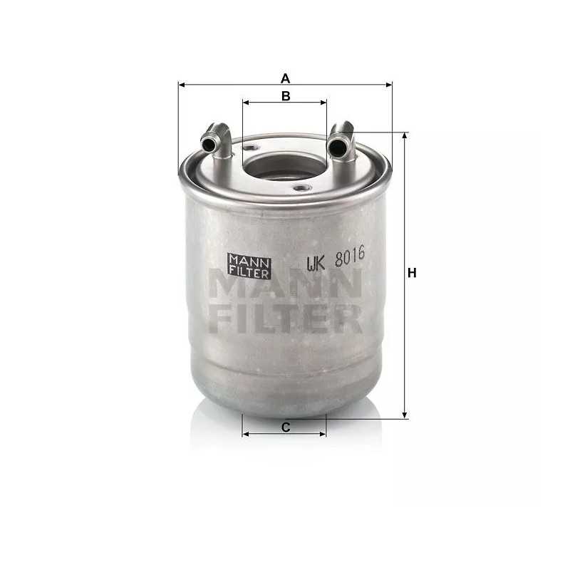 WK 8016X MANN-FILTER kuro filtras