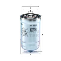WK 8019 MANN-FILTER kuro filtras