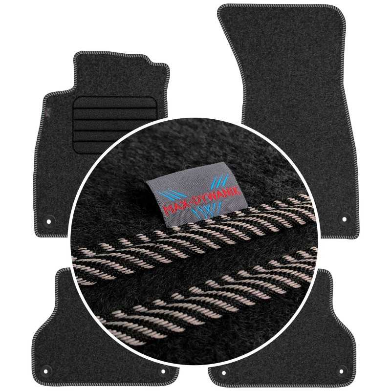 Audi A4 B9 2015- MAX-DYWANIK veliūriniai kilimėliai