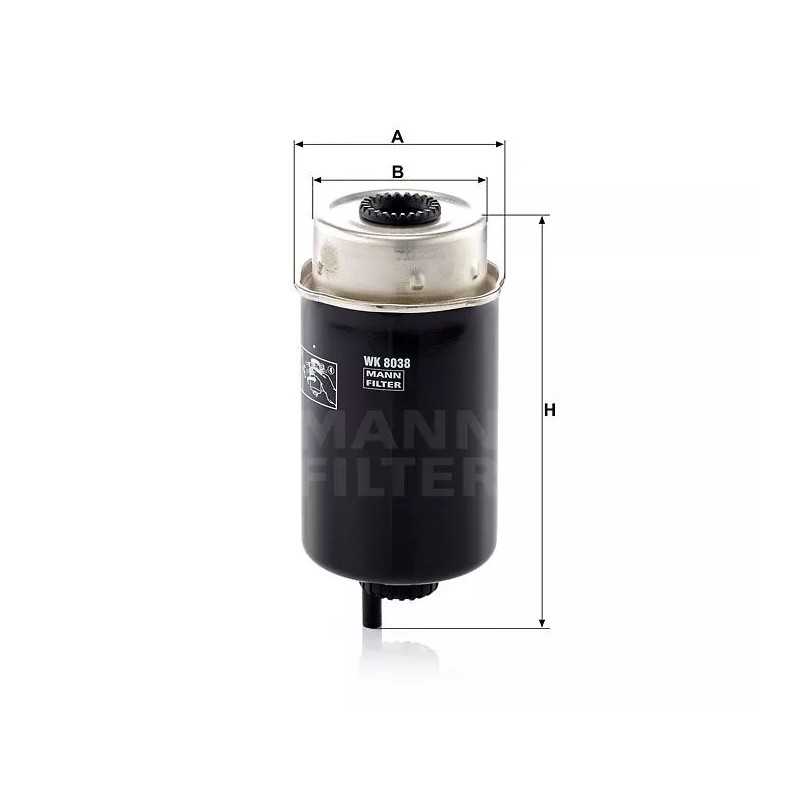 WK 8038 MANN kuro filtras