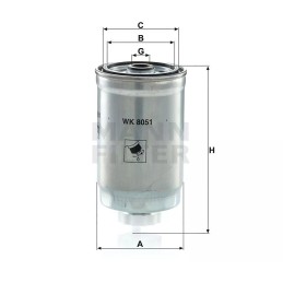 WK8051 MANN kuro filtras