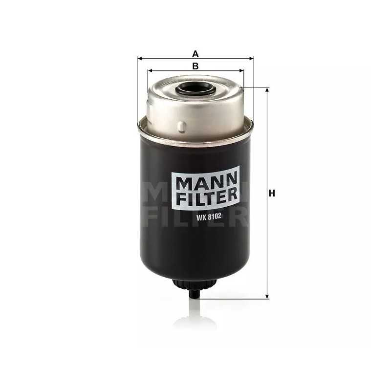 WK 8102 MANN-FILTER kuro filtras