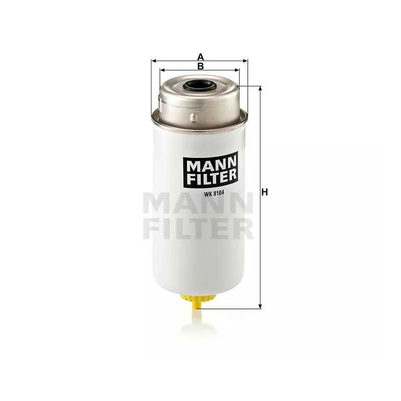 WK 8104 MANN-FILTER kuro filtras