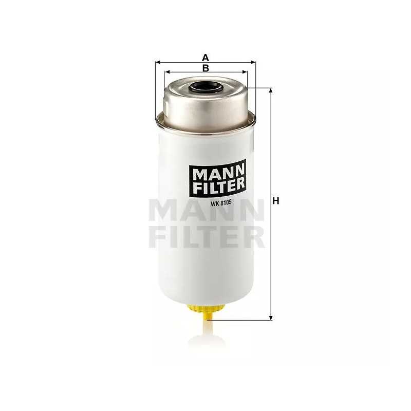 WK 8105 MANN-FILTER kuro filtras FORD TRANSIT