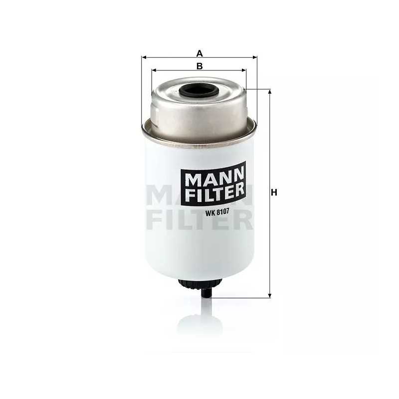 WK 8107 MANN-FILTER kuro filtras