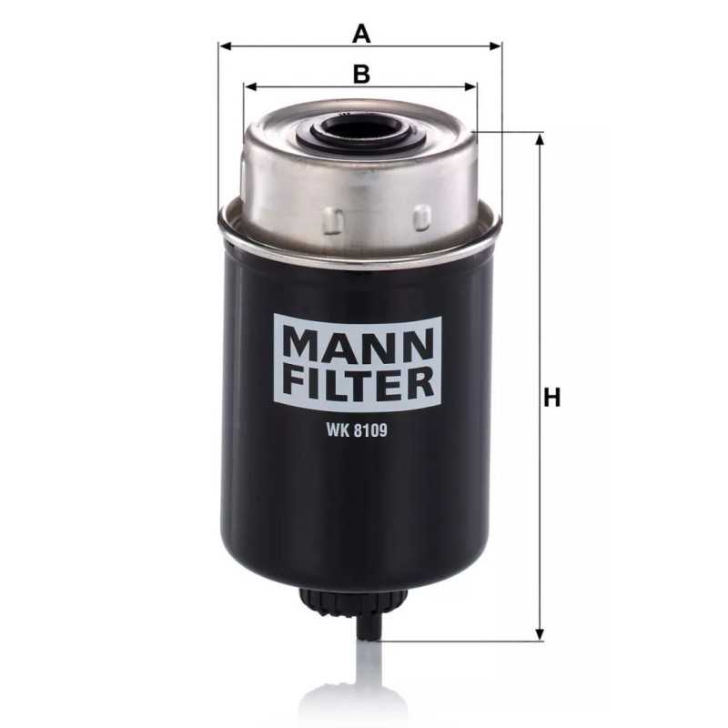 WK 8109 MANN-FILTER kuro filtras