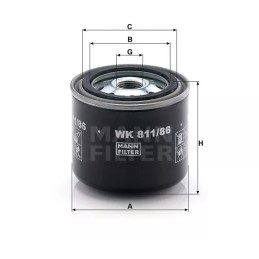 WK 811/86 MANN-FILTER kuro filtras
