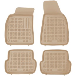 Audi A4 II B6 B7 2000-2008 Guminiai kilimėliai REZAW BEIGE 200301/B
