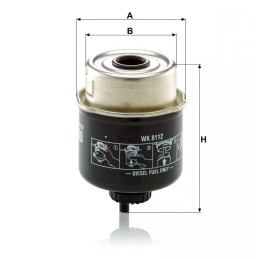 WK 8112 MANN-FILTER kuro filtras