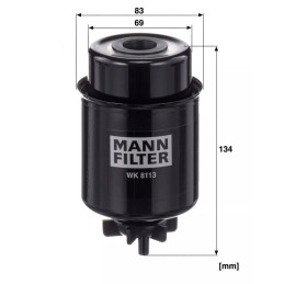 WK 8113 MANN-FILTER kuro filtras