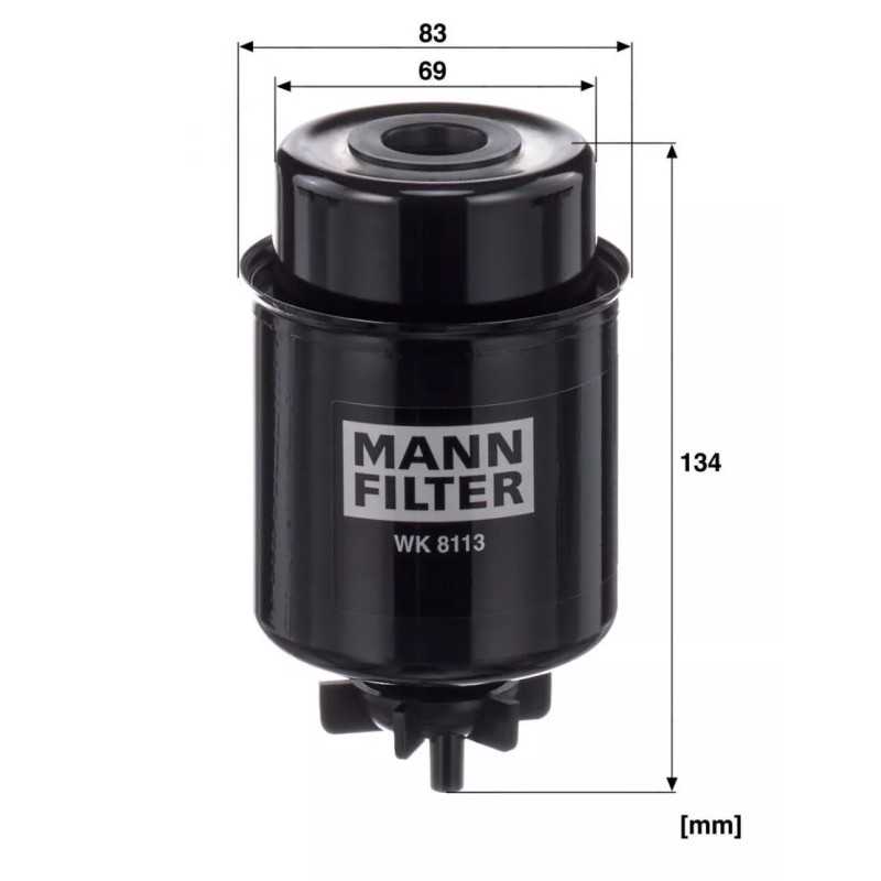 WK 8113 MANN-FILTER kuro filtras