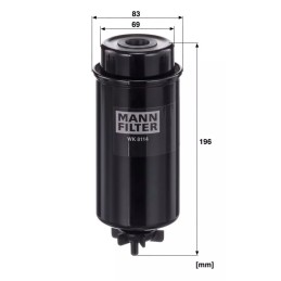 WK 8114 MANN-FILTER kuro filtras