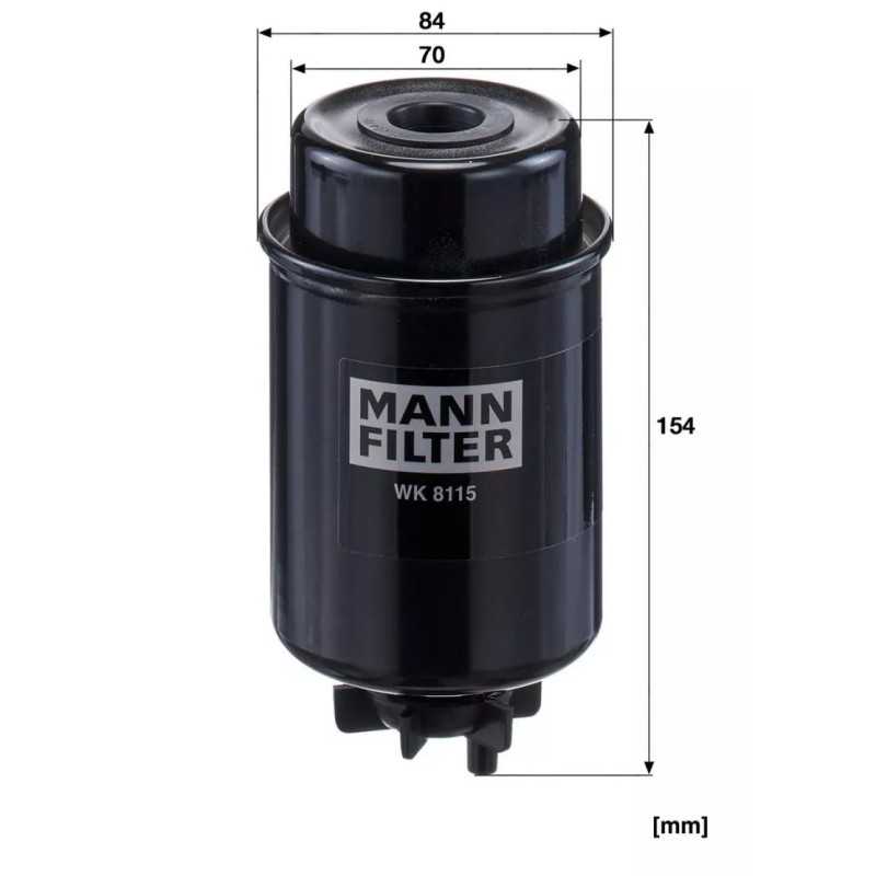 WK 8115 MANN-FILTER kuro filtras