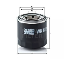 WK 812 MANN-FILTER DAIHATSU KURO FILTRAS