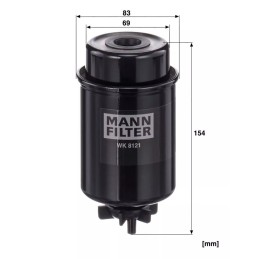 WK 8121 MANN-FILTER kuro filtras