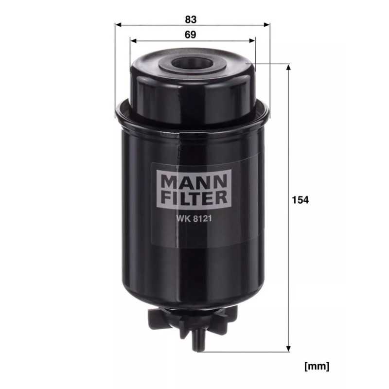 WK 8121 MANN-FILTER kuro filtras