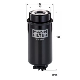 WK 8145 MANN-FILTER kuro filtras