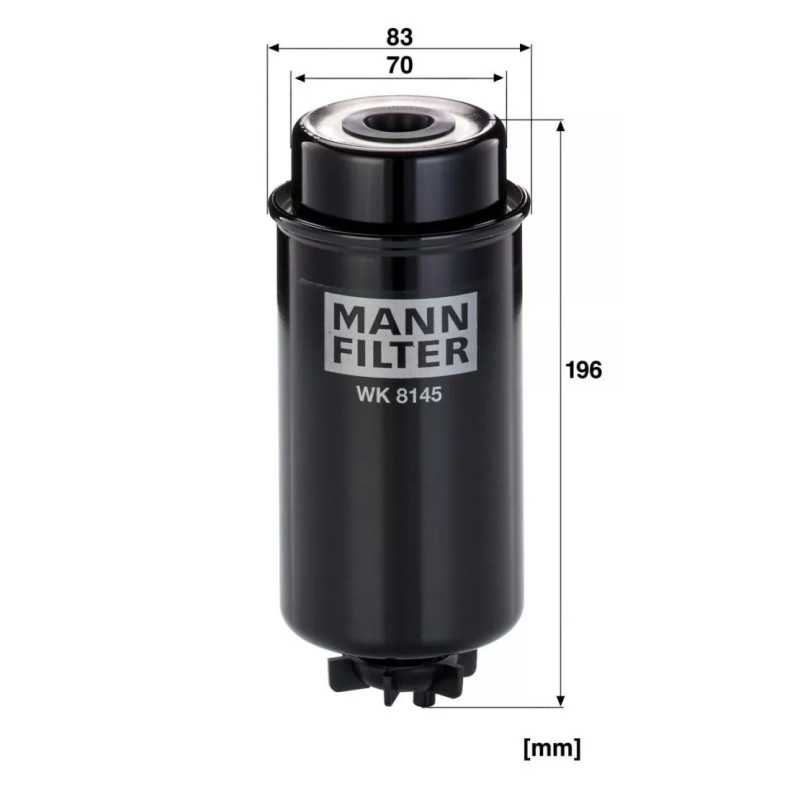 WK 8145 MANN-FILTER kuro filtras