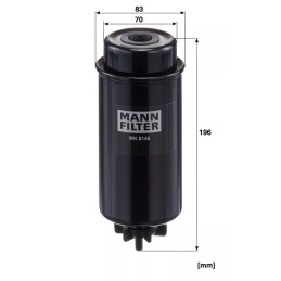 WK 8146 MANN-FILTER kuro filtras
