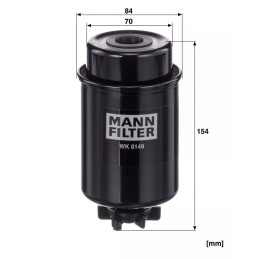 WK 8149 MANN-FILTER kuro filtras
