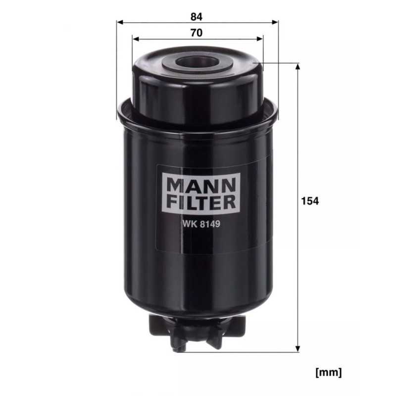 WK 8149 MANN-FILTER kuro filtras