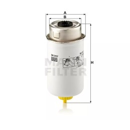 WK 8157 MANN-FILTER KURO FILTRAS FORD TRANSIT 2.4DI TDE