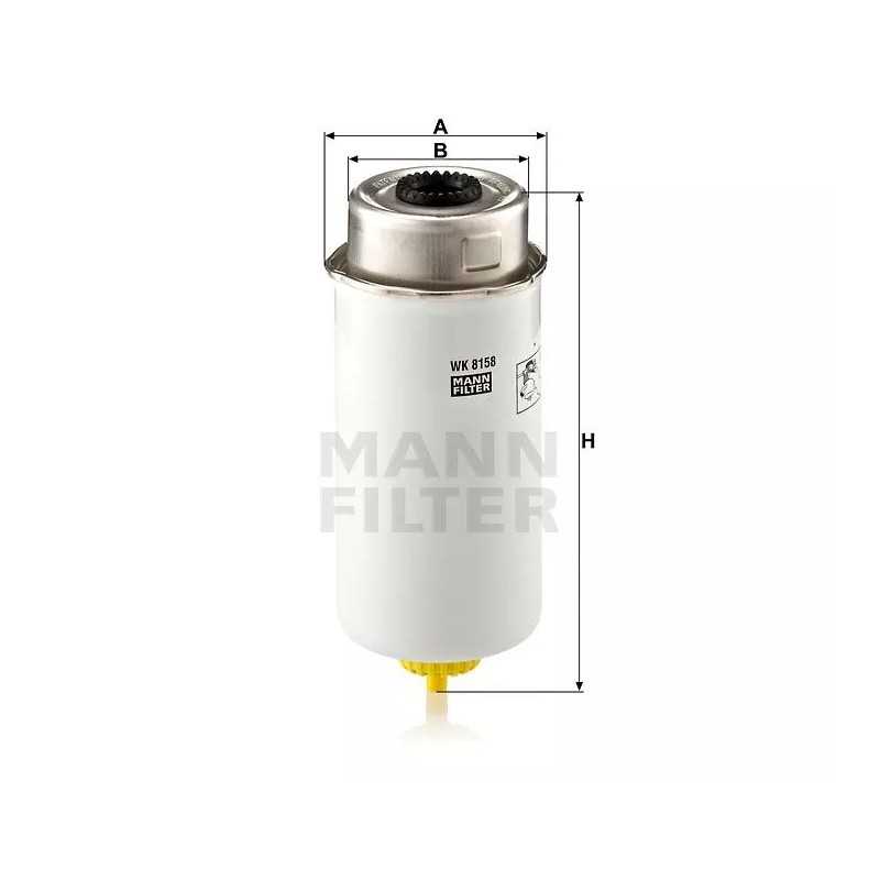 WK 8158 MANN-FILTER kuro filtras