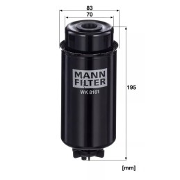 WK 8161 MANN-FILTER kuro filtras