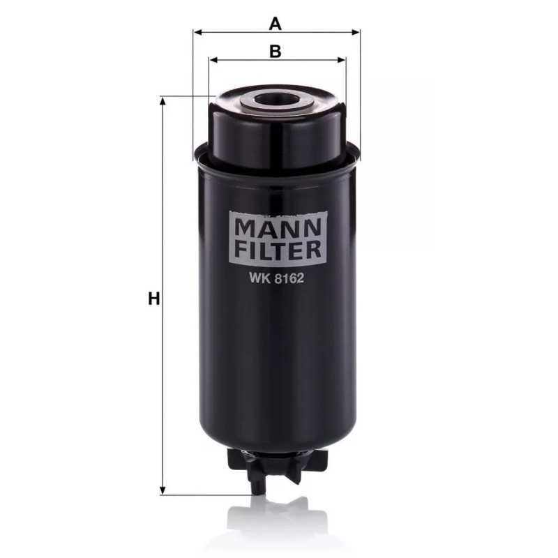 WK 8162 MANN-FILTER kuro filtras