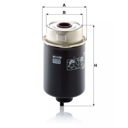 WK 8166 MANN-FILTER JOHN DEERE KURO FILTRAS