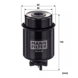 WK 8169 MANN-FILTER kuro filtras