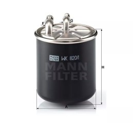 WK 820/1 MANN-FILTER kuro filtras DB VITO 111CDI 03-