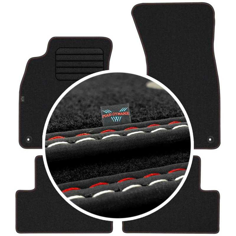 Audi A5 I Sportback 2010-2016 Veliūriniai kilimėliai MAX-DYWANIK