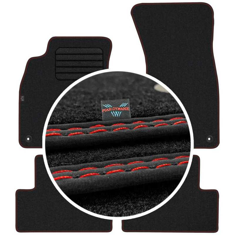 Audi A5 I Sportback 2010-2016 Veliūriniai kilimėliai MAX-DYWANIK
