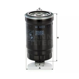 WK8205 MANN-FILTER kuro filtras