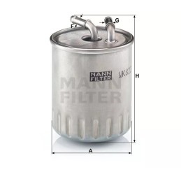 WK 822/3 MANN-FILTER kuro filtras DB W220 00-, W 163