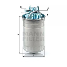 WK 823/1 MANN-FILTER kuro filtras AUDI A4, A6 2.5TDI V6 97-