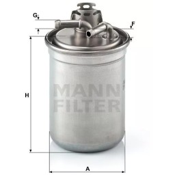 WK 823/3 MANN-FILTER kuro filtro lizdas