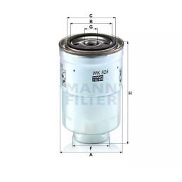 WK 828X MANN-FILTER kuro filtras TOYOTA COROLLA 1.8D/2.0D 83-92