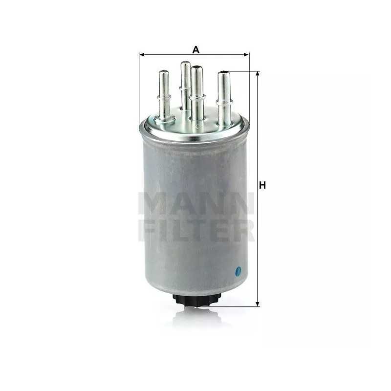 WK 829/4 MANN-FILTER kuro filtras