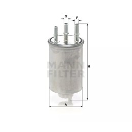 WK 829/6 MANN-FILTER KURO FILTRAS SSANGYONG