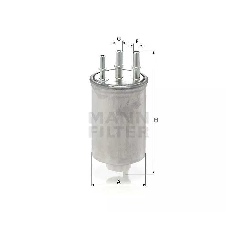 WK 829/6 MANN-FILTER KURO FILTRAS SSANGYONG