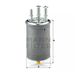 WK 829/7 MANN-FILTER kuro filtras