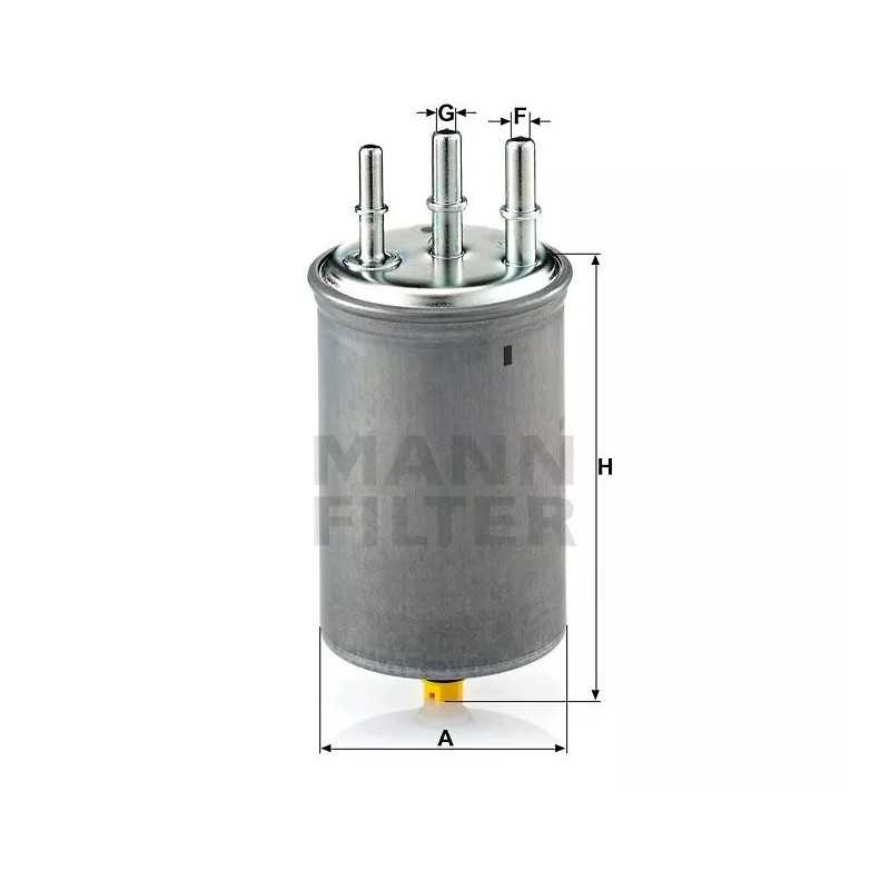 WK 829/7 MANN-FILTER kuro filtras