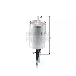 WK 832/1 MANN-FILTER KURO FILTRAS PORSCHE 911, BOXSTER