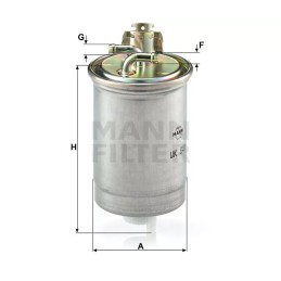 WK 841 MANN-FILTER KURO FILTRAS VW POLO 1.7D/1.9SDI /TDI SEAT SKODA