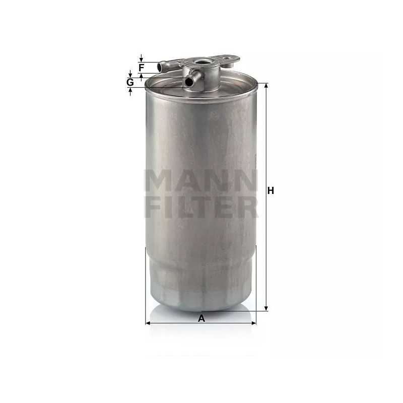 WK 841/1 MANN-FILTER KURO FILTRAS BMW E39 530