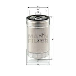 WK 842/10 MANN-FILTER kuro filtras